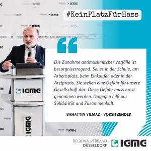 “Kein Platz für Hass!” – Internationale Woche gegen antimuslimischen Rassismus